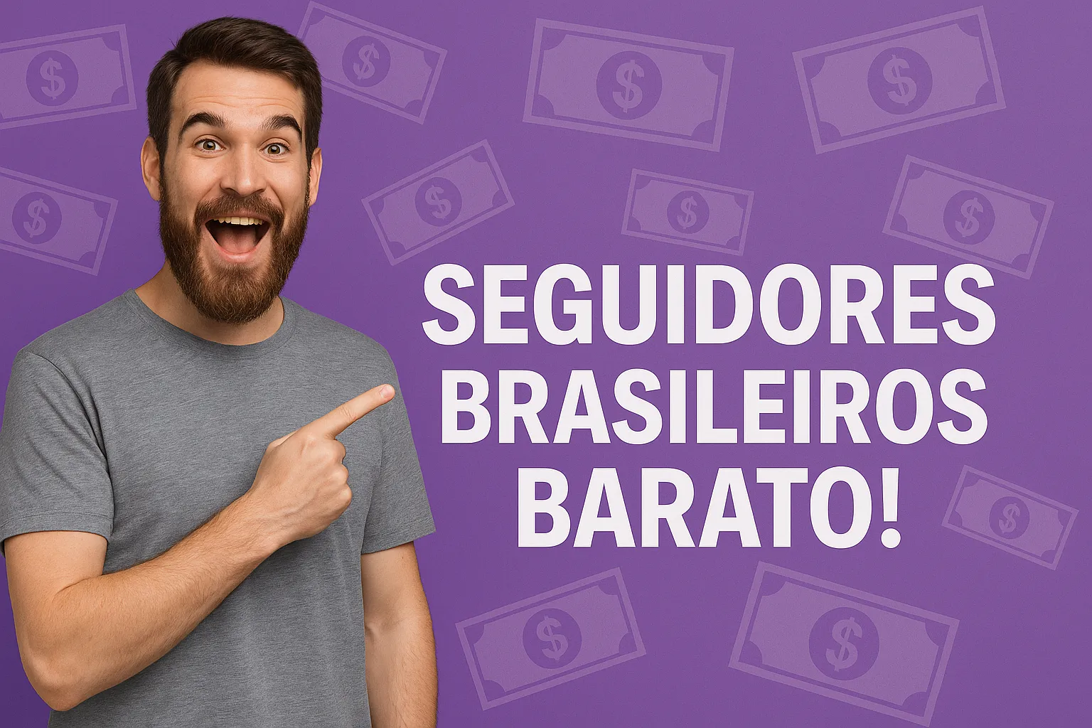 Seguidores Brasileiros Barato